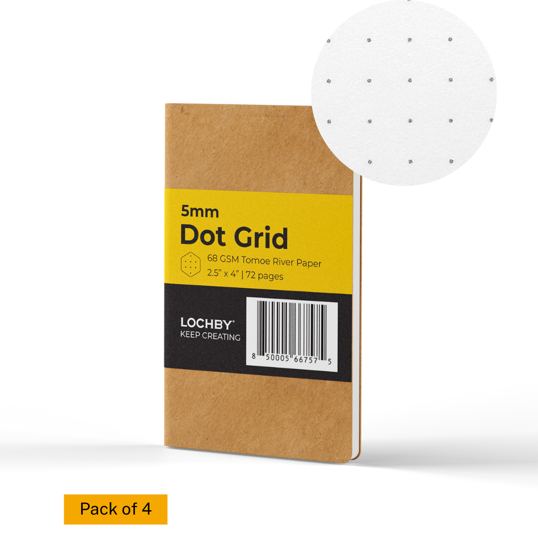 Lochby A7 Notebooks (multi-pack) - Dot Grid