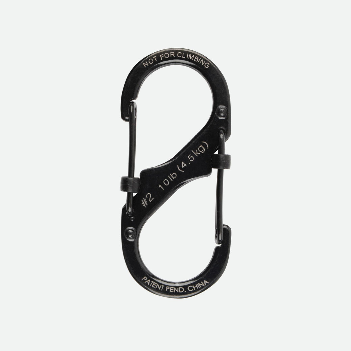 Nite Ize S-Biner® SlideLock® Stainless Steel #2 - Black