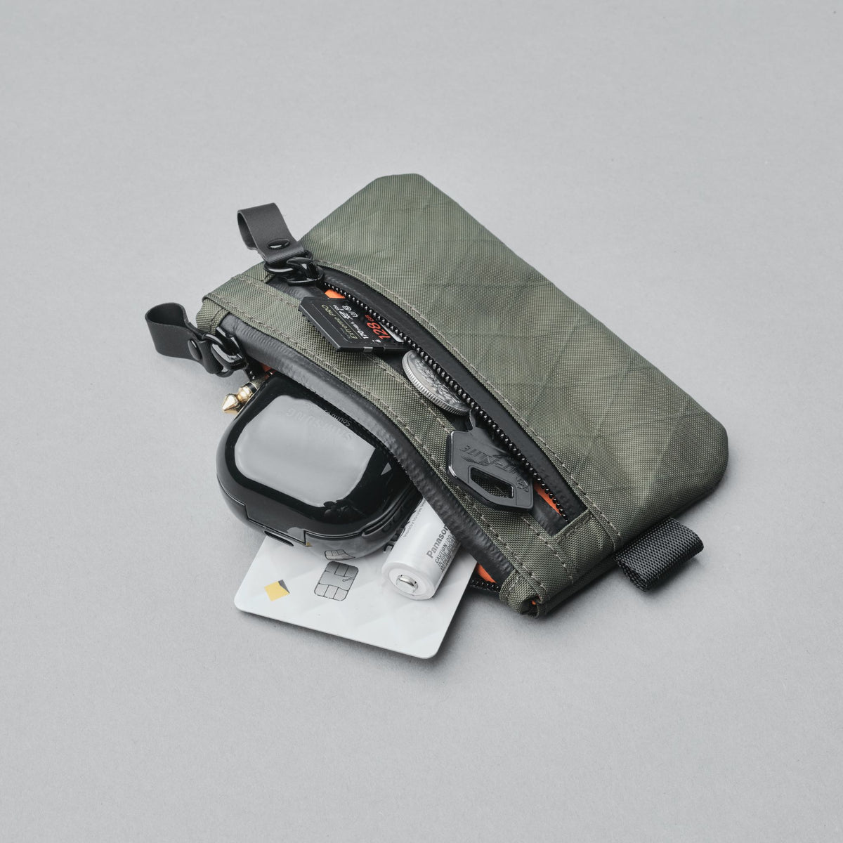 Alpaka Zip Pouch Dark Green
