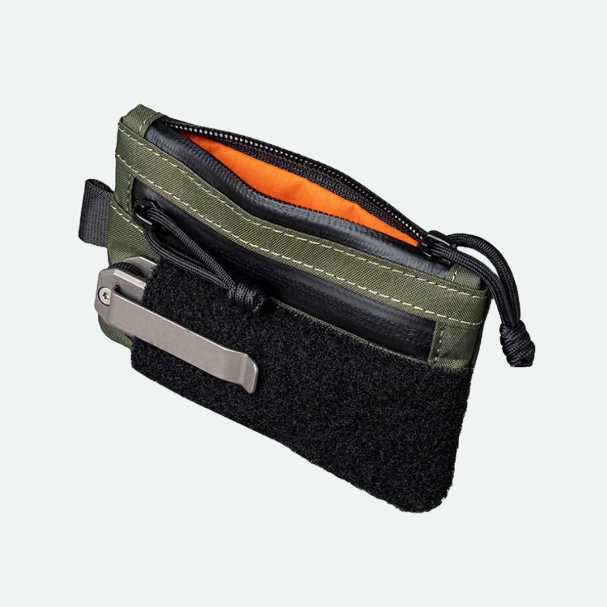 Alpaka Gear Zip Pouch Pro - Hook & Loop - X-Pac® VX21 Dark Green - Hero image