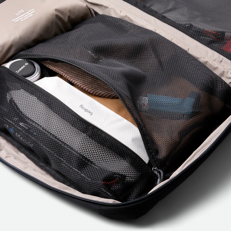 Bellroy Lite Travel Pack 38L - Black (Leather Free)
