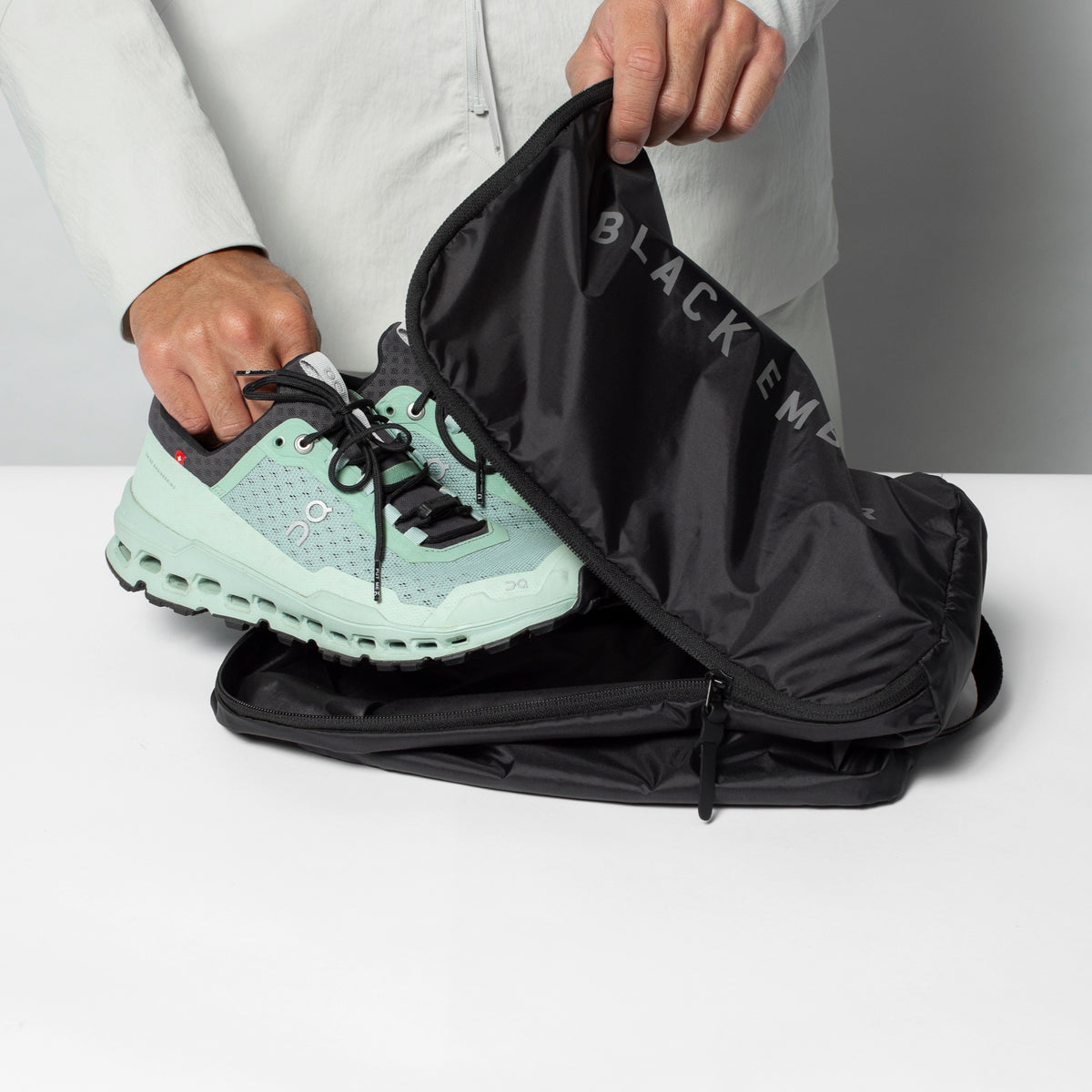 Black Ember Shoe Cube