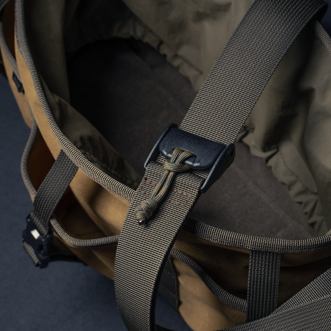 Wotancraft Canteener EDC Utility Sling Bag 6L - Khaki Brown Canvas