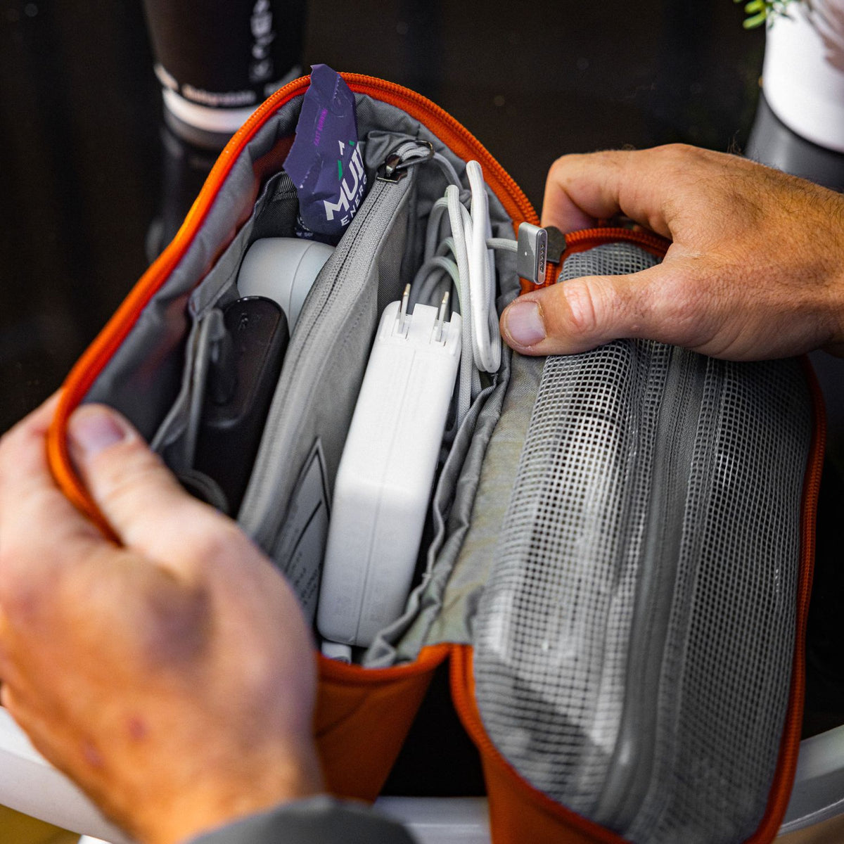 Civic Access Pouch 2L - Burnt Orange - Lifestyle