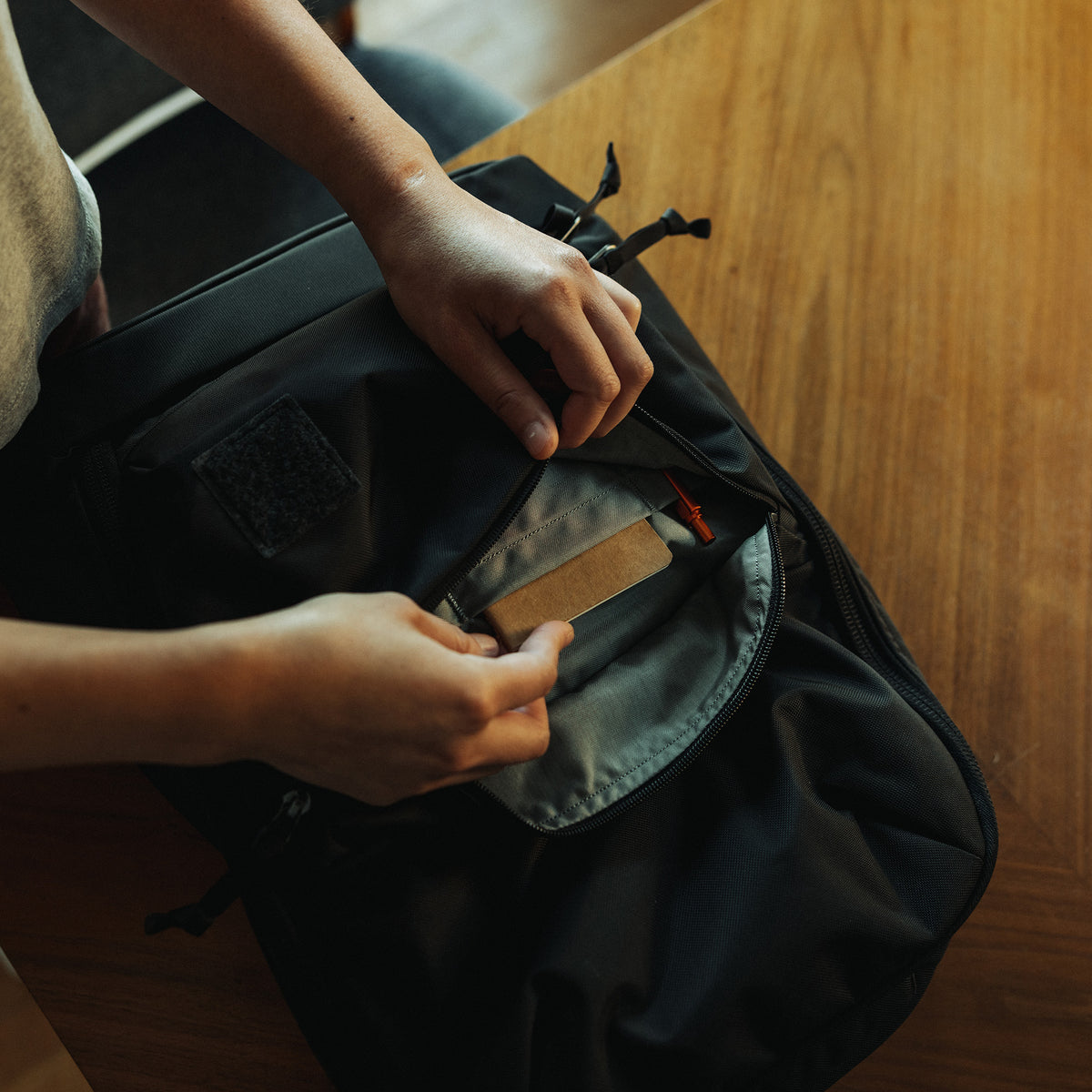 Evergoods Civic Bookbag 22L - Solution Dyed Black - Lifestyle