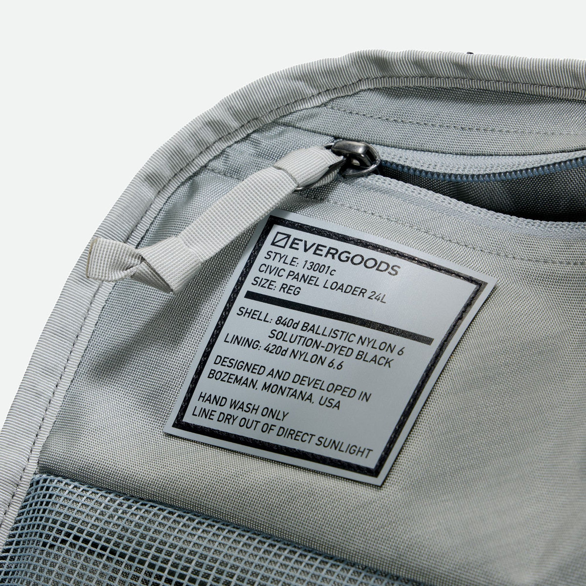 Evergoods Civic Panel Loader 24L - Solution Dyed Black