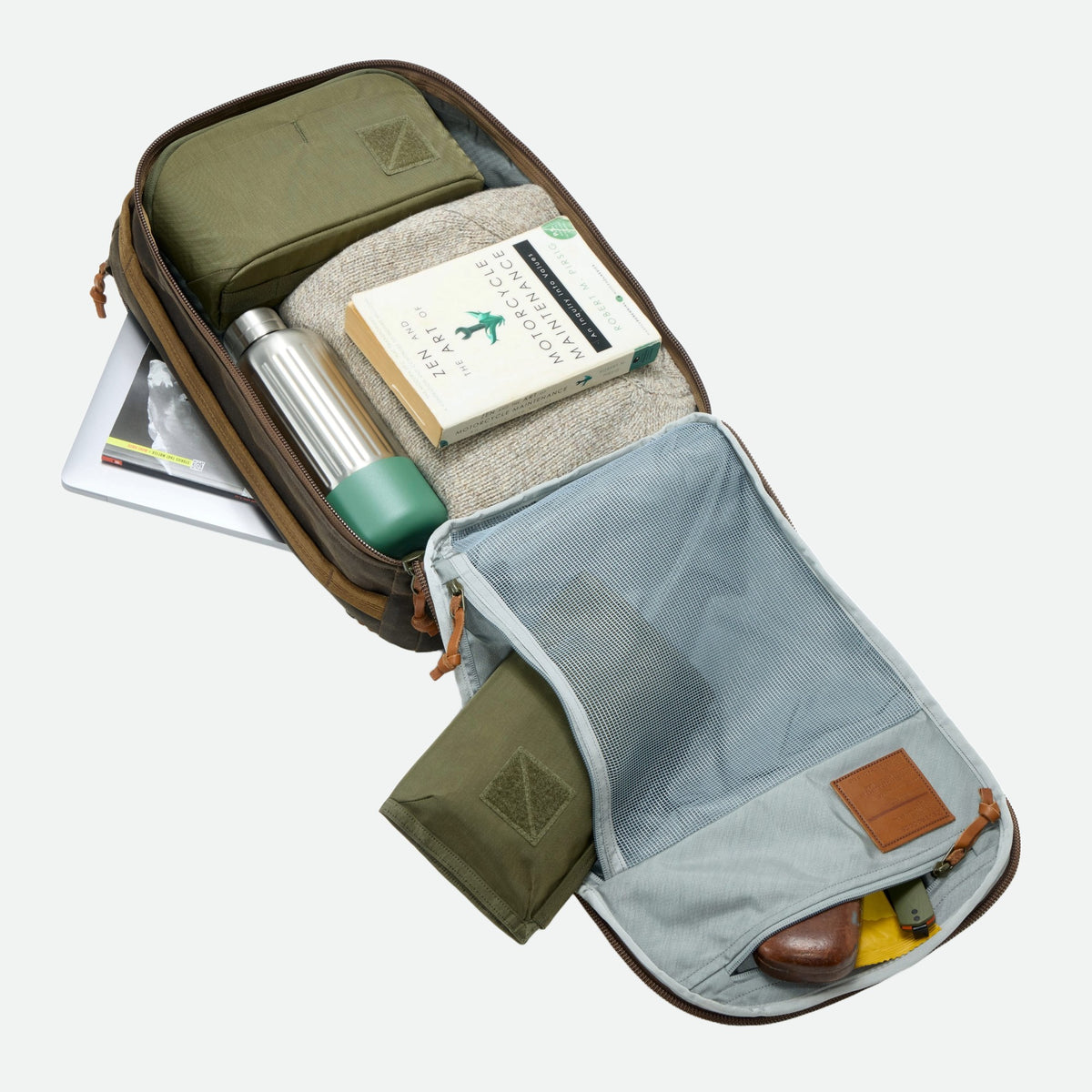 Evergoods Civic Panel Loader 24L - Waxed Canvas