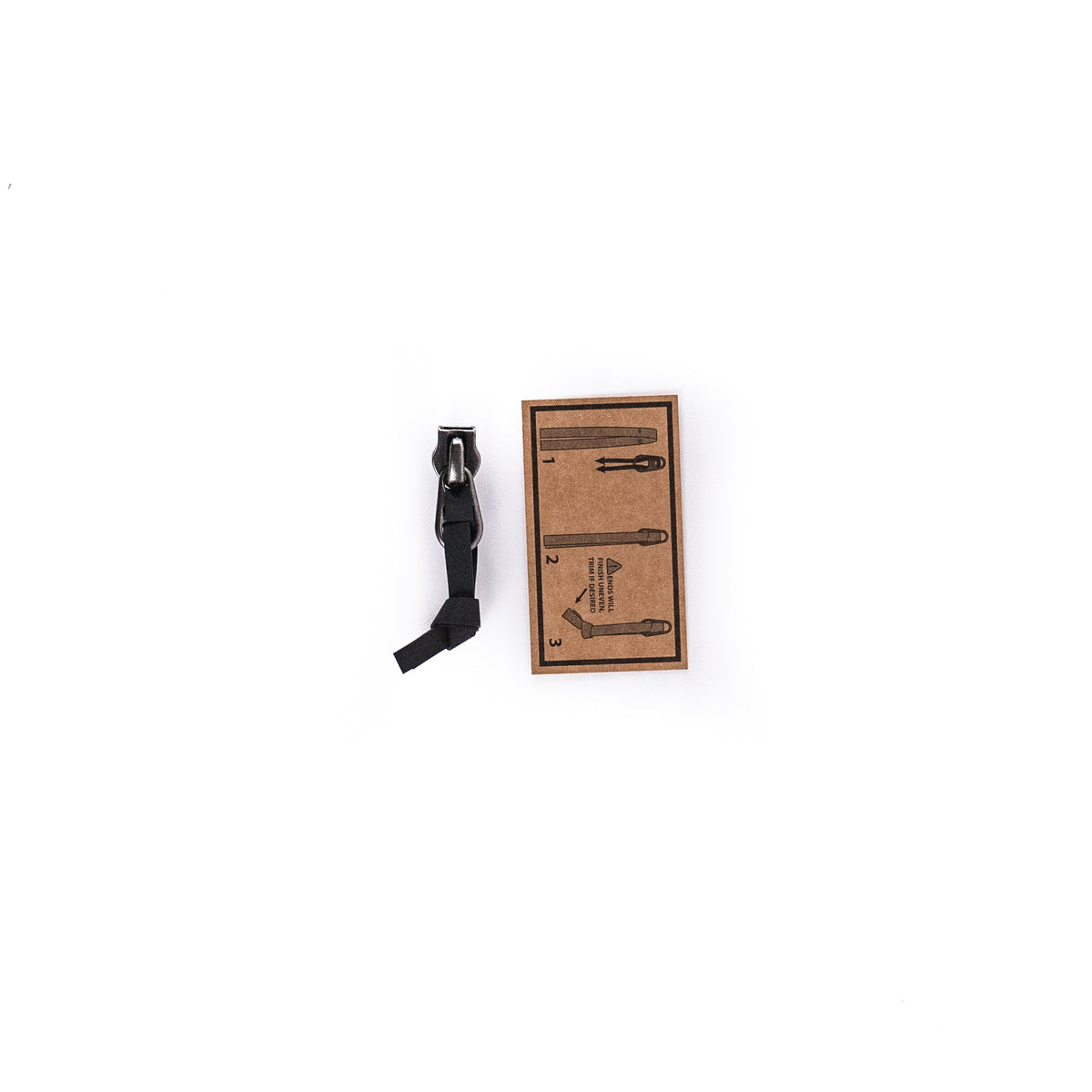 Evergoods Zipper Puller Kit - Webbing - Black
