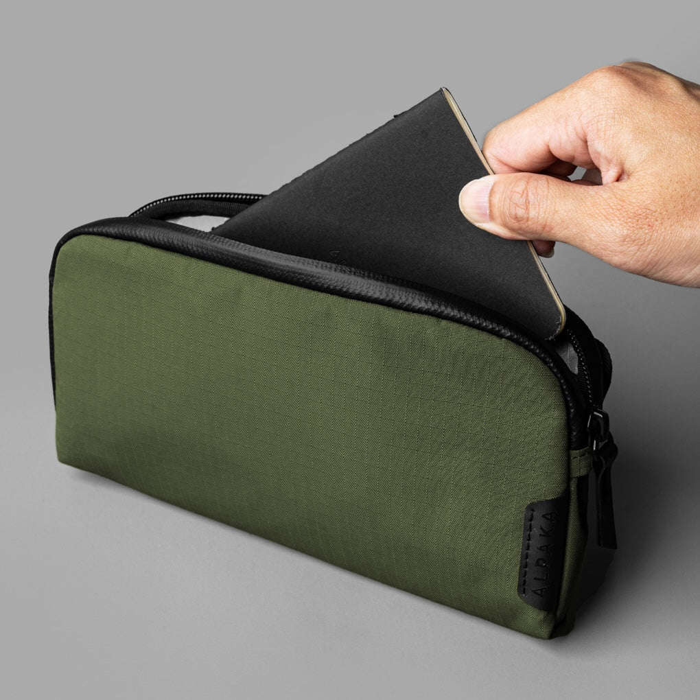 Alpaka Flight Pouch - Axoflux 210D Green