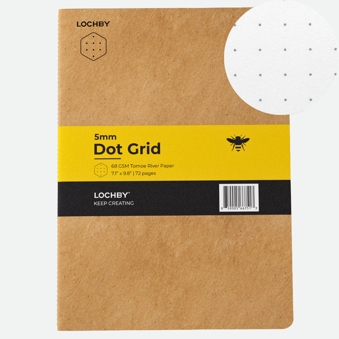 Lochby B5 Notebook - Dot Grid - Hero Image