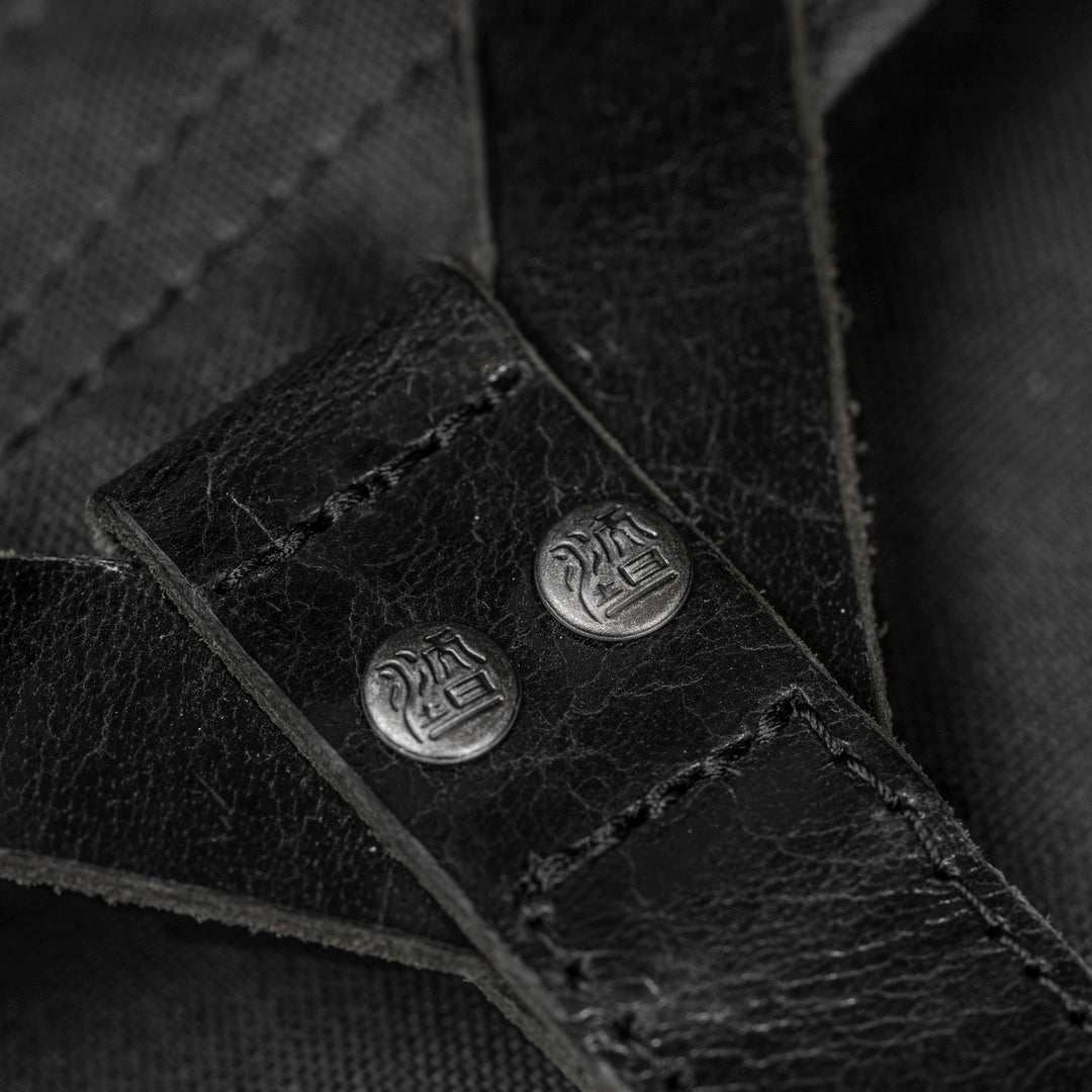 Wotancraft "New City Explorer" Scout Daily / Camera Bag 9L - Black Canvas / Black Leather