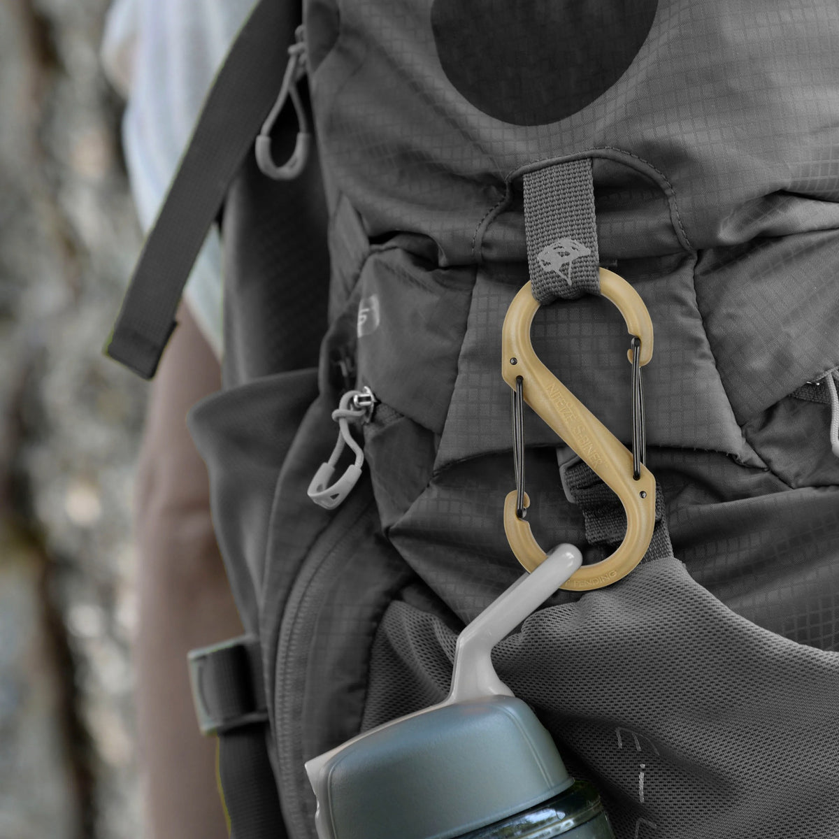 Nite Ize - S-Biner® Plastic Dual Carabiner - #4 Coyote