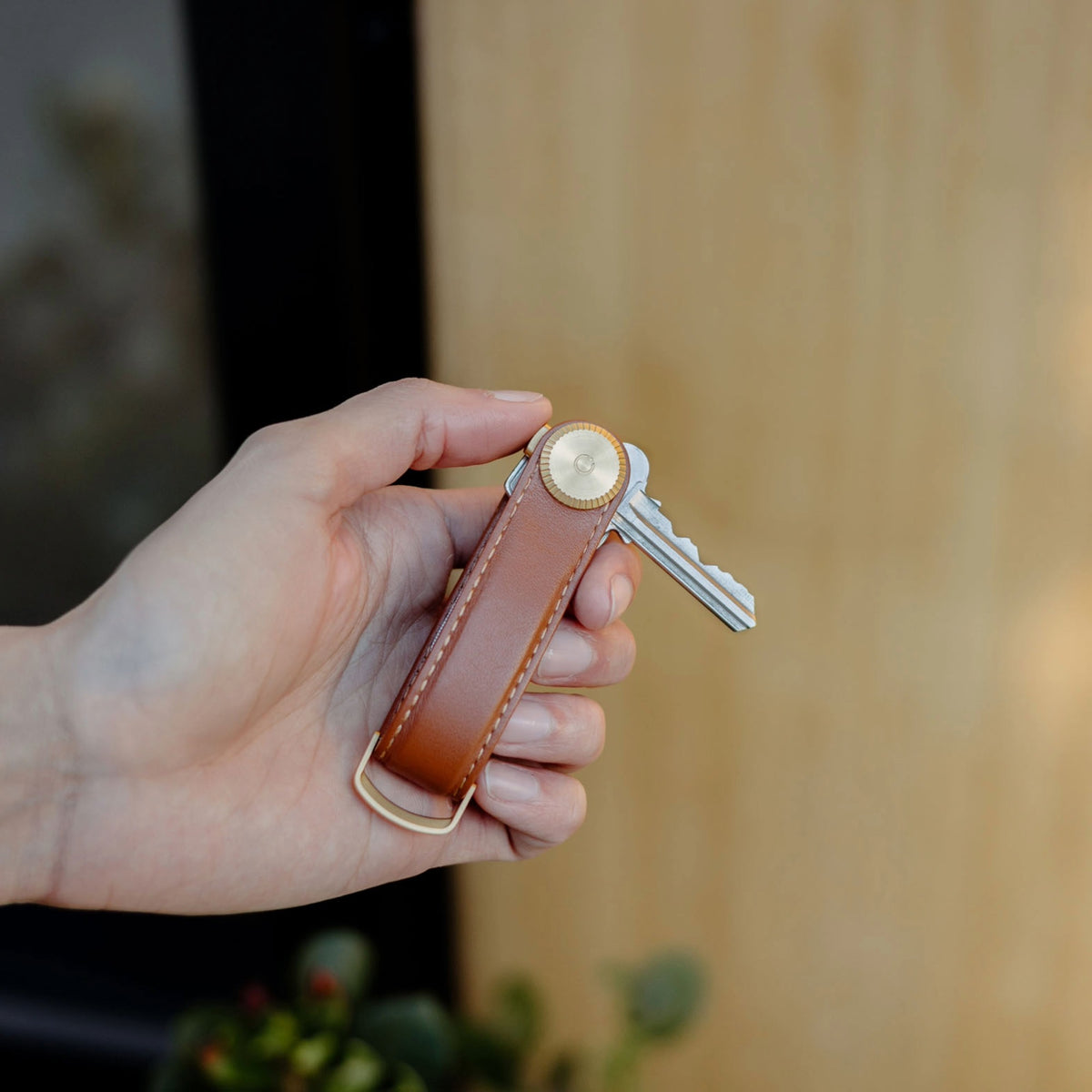 Orbitkey Key Organiser Pro Leather - Cedar