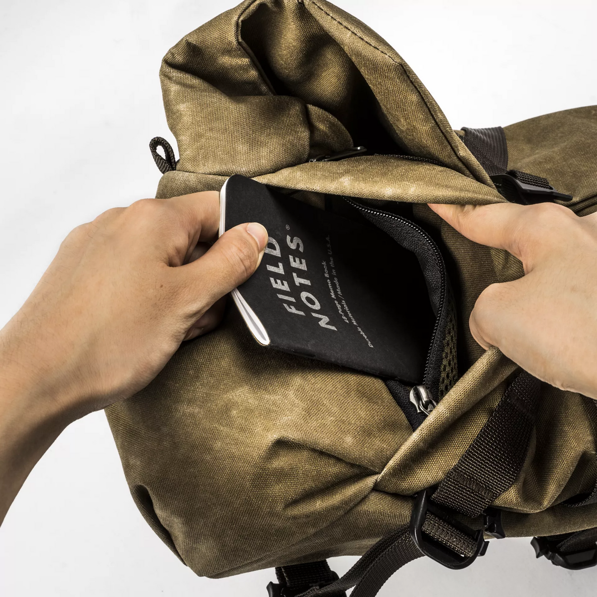 Wotancraft "Pilot" Travel Camera Bag 7L Upgraded - Khaki Brown Canvas