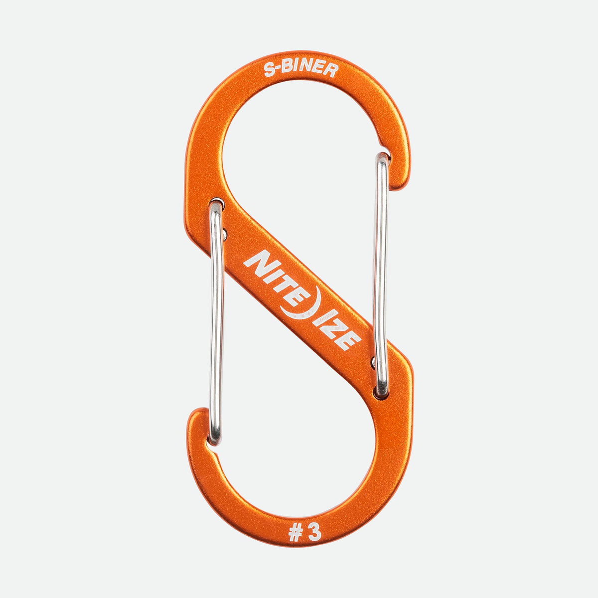 Nite Ize S-Biner® Aluminum Dual Carabiner - Orange - Hero image