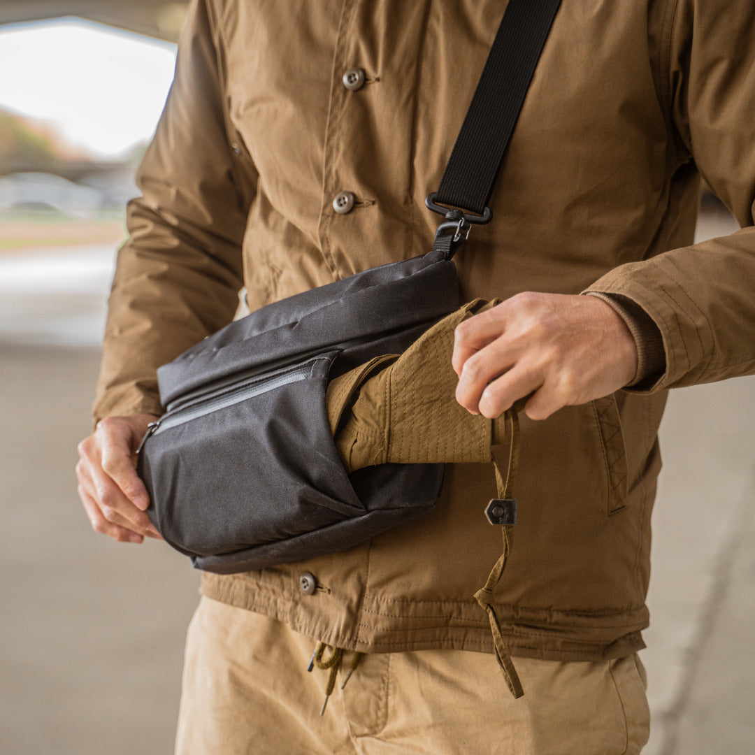 Wotancraft Sling Pouch 3.5L Upgrade - Black Canvas