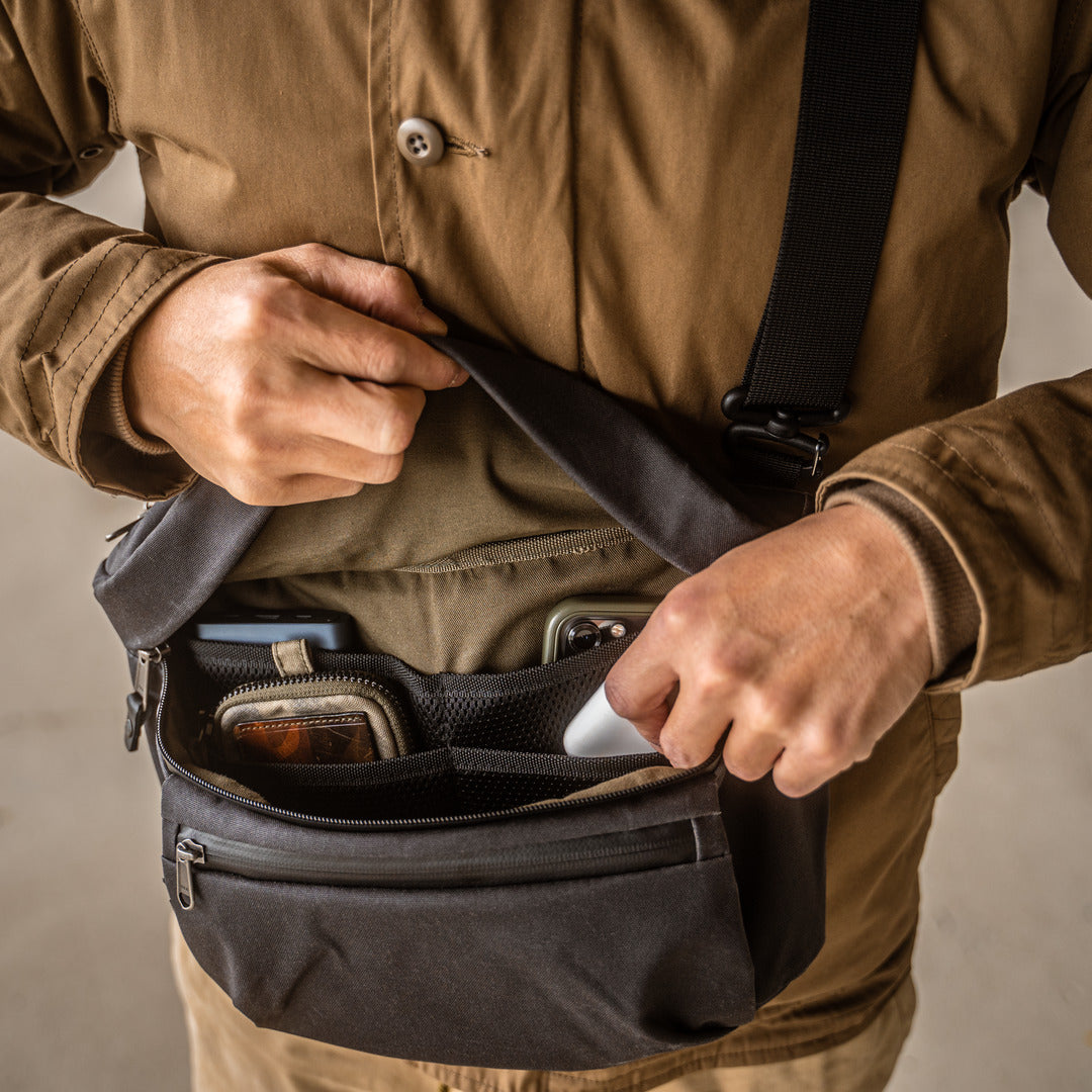 Wotancraft Sling Pouch 3.5L Upgrade - Black Canvas