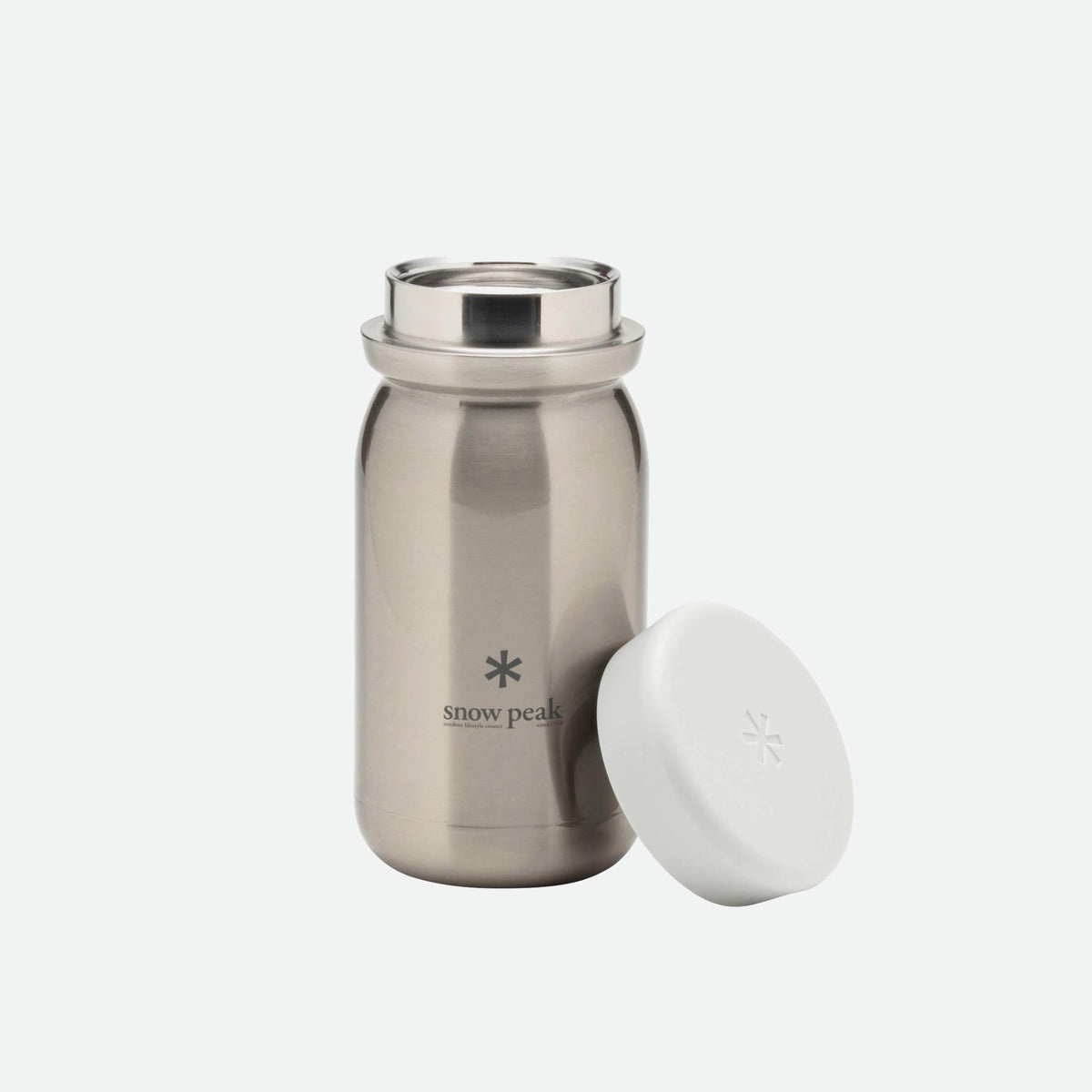 Snow Peak Milk Bottle in 350ml - Stainless Steel