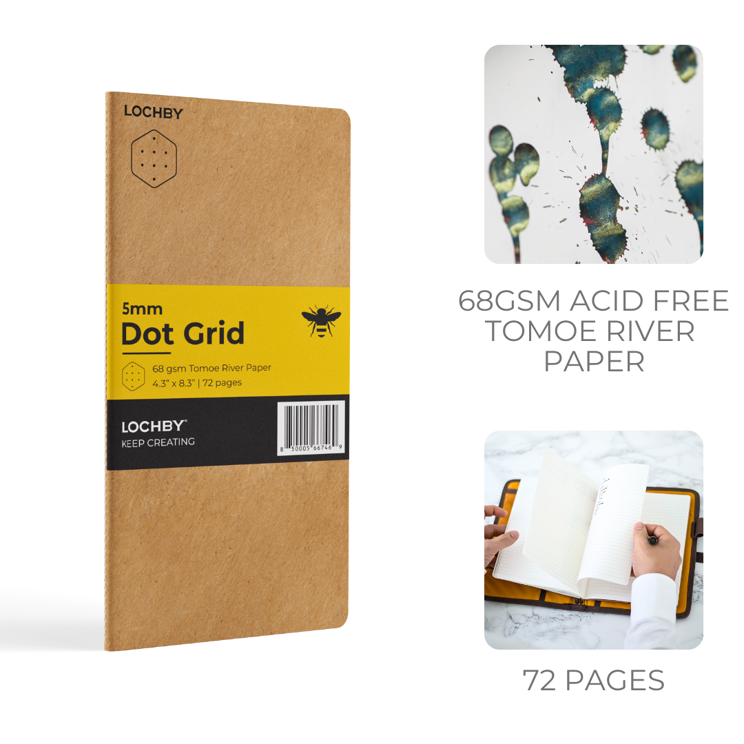Lochby TN Size Notebook - Dot Grid