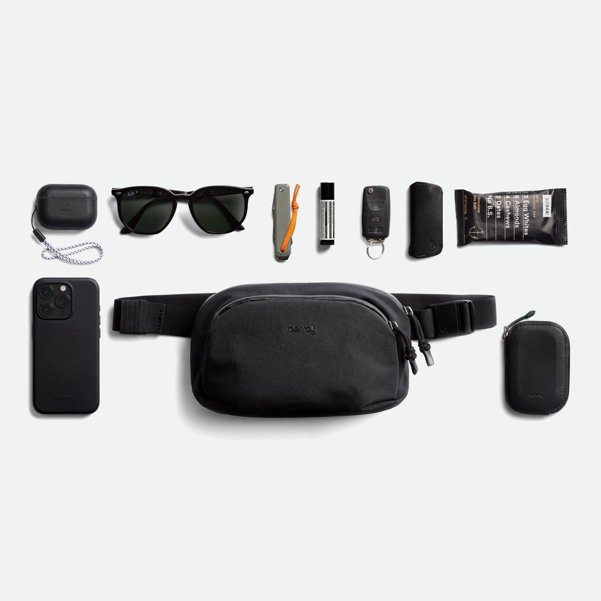 Bellroy Venture Hip Pack - Black (Leather Free)