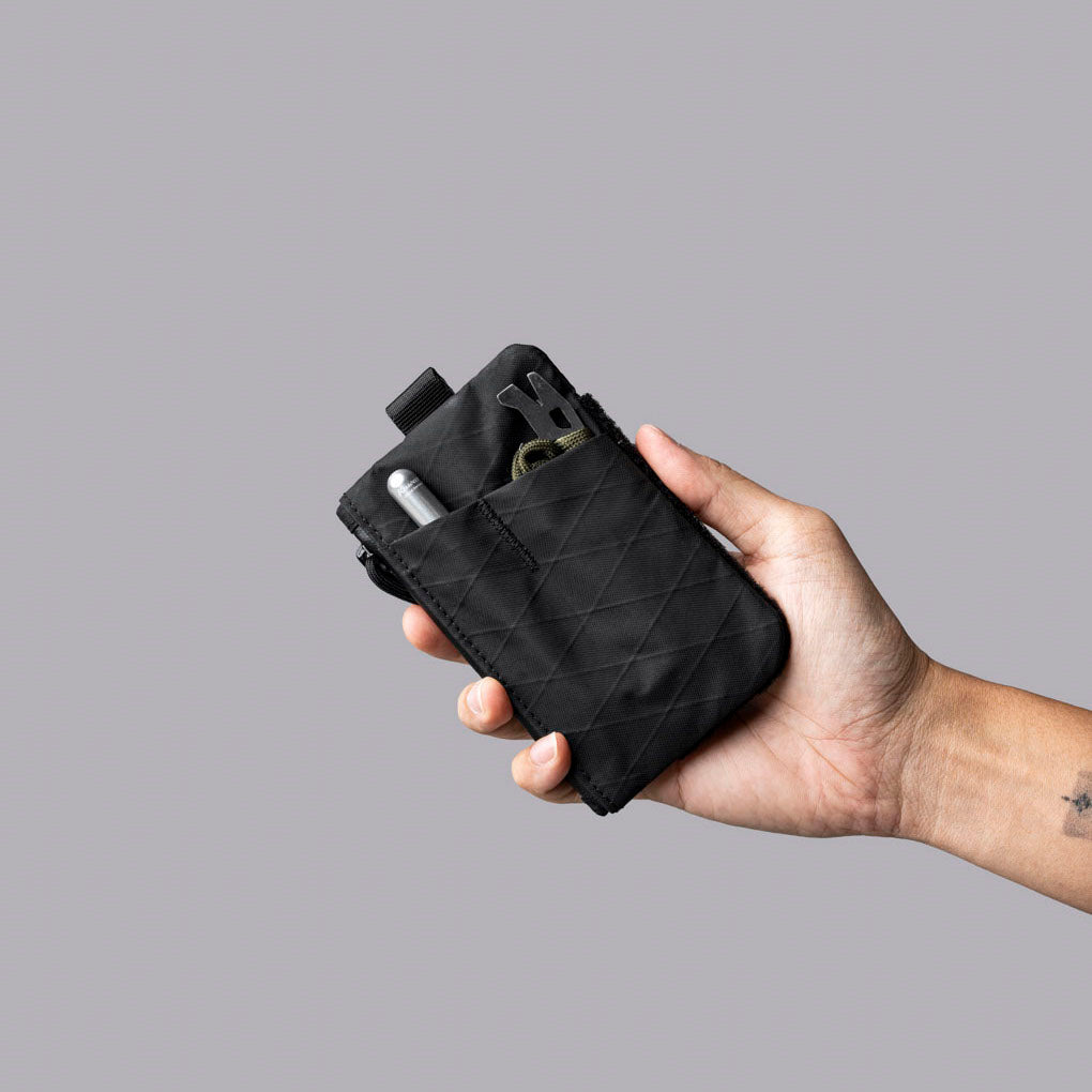Alpaka Gear Zip Pouch Pro - Hook & Loop - X-Pac® VX21 Black