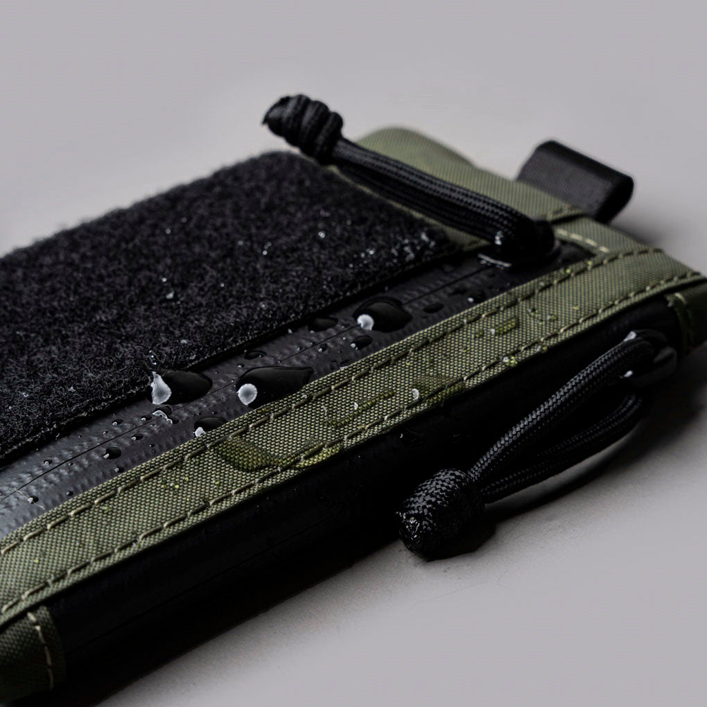 Alpaka Gear Zip Pouch Pro - Hook & Loop - X-Pac® VX21 Dark Green