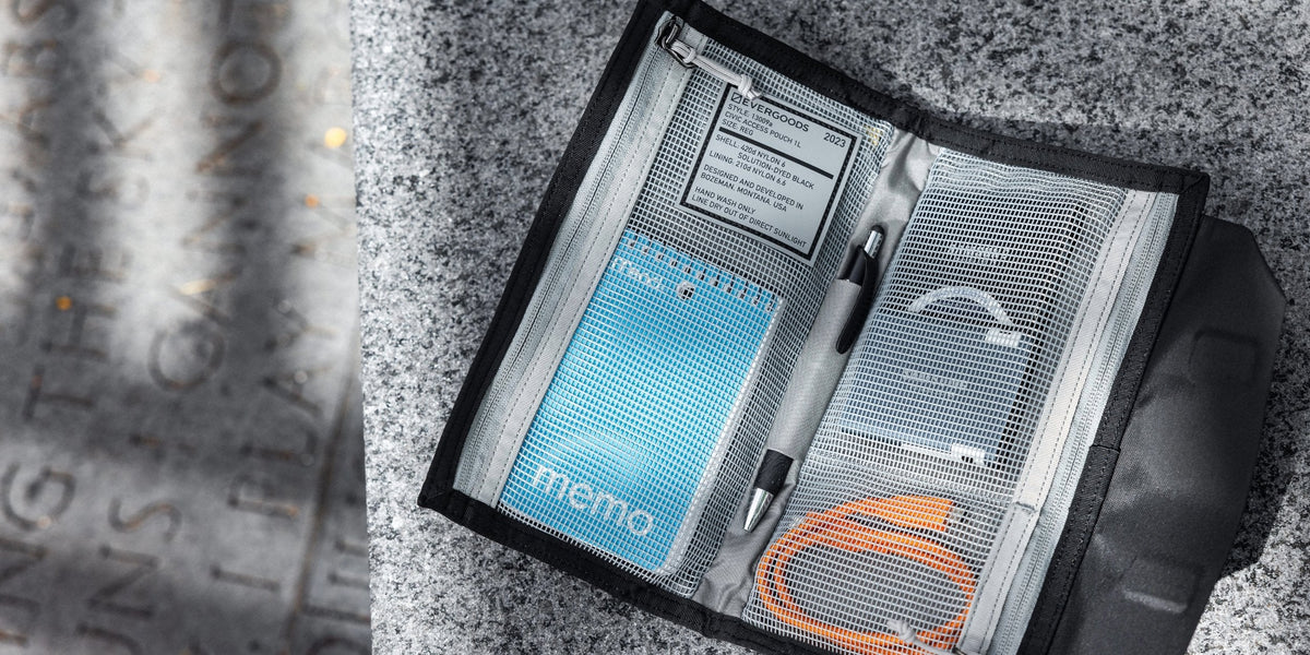 Stort udvalg af pouches og tech organizers til rejsebrug hos Packsmart.dk