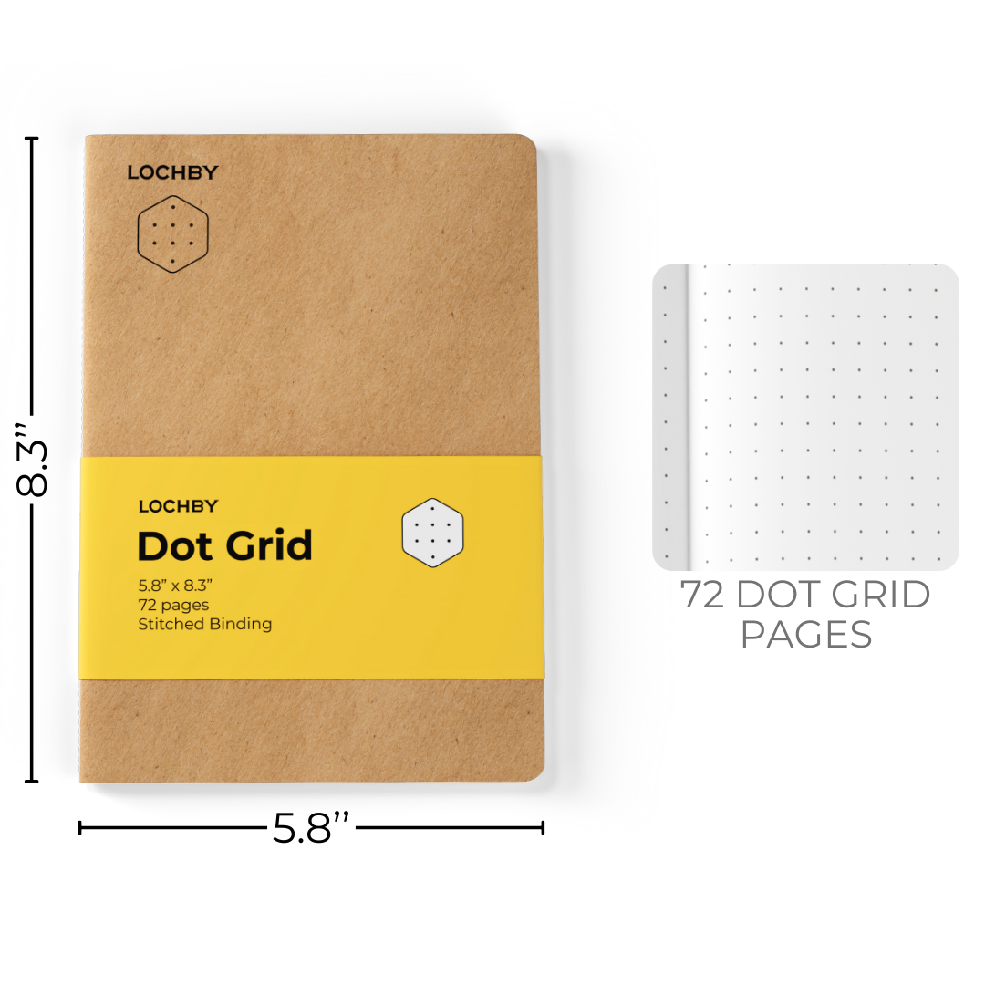 Lochby A5 Notebook - Dot Grid