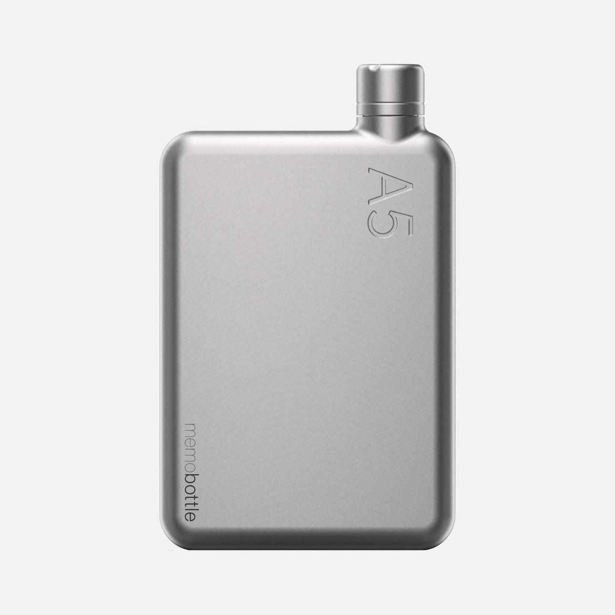 A5 Stainless Steel memobottle - Satin