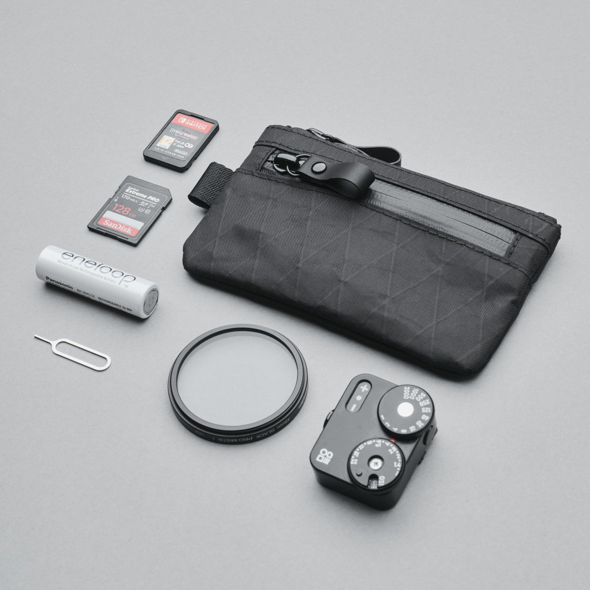Alpaka Zip Pouch Black