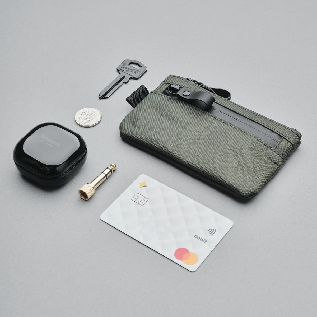Alpaka Zip Pouch Dark Green