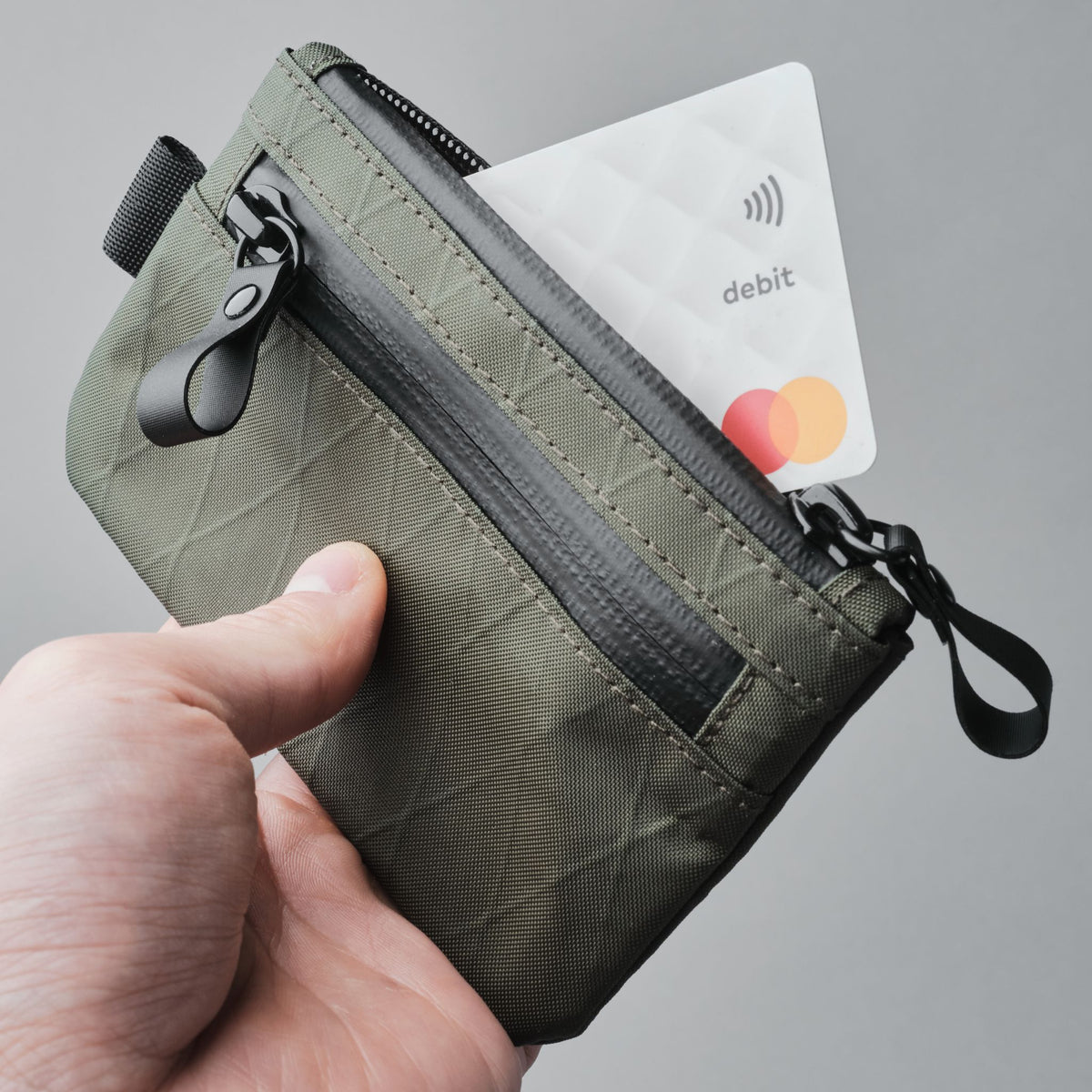 Alpaka Zip Pouch Dark Green