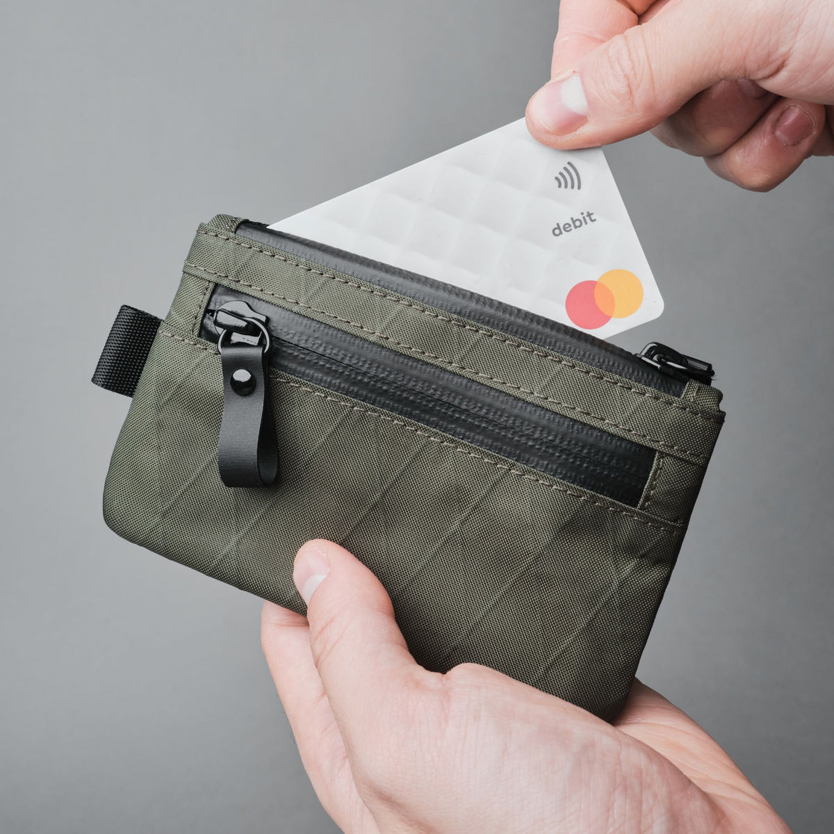 Alpaka Zip Pouch Dark Green