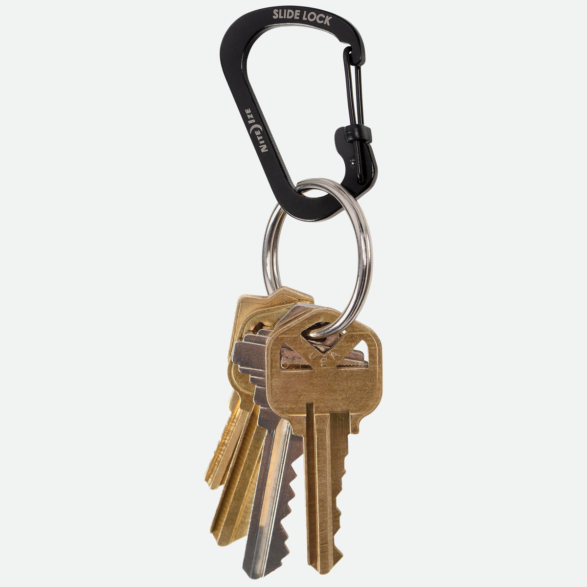 Nite Ize SlideLock® Carabiner Stainless Steel - #2 Black