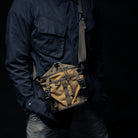 Wotancraft Canteener EDC Utility Sling Bag 2L - Khaki Brown Canvas