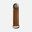 Orbitkey Key Organiser Crazy-Horse - Chestnut Brown with Brown Stitching