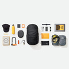 Evergoods Civic Half Zip 26L - Solution Dyed Black - Flatlay