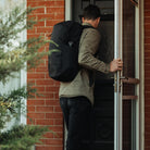 Evergoods Civic Half Zip 26L - Solution Dyed Black - Lifestyle Image
