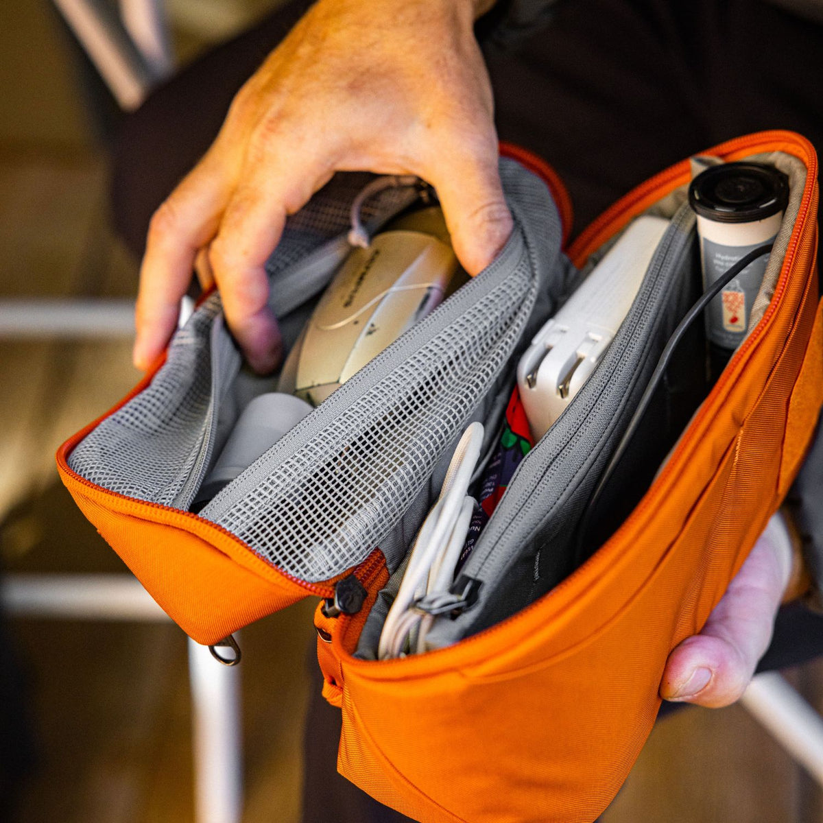 Civic Access Pouch 2L - Burnt Orange - Lifestyle