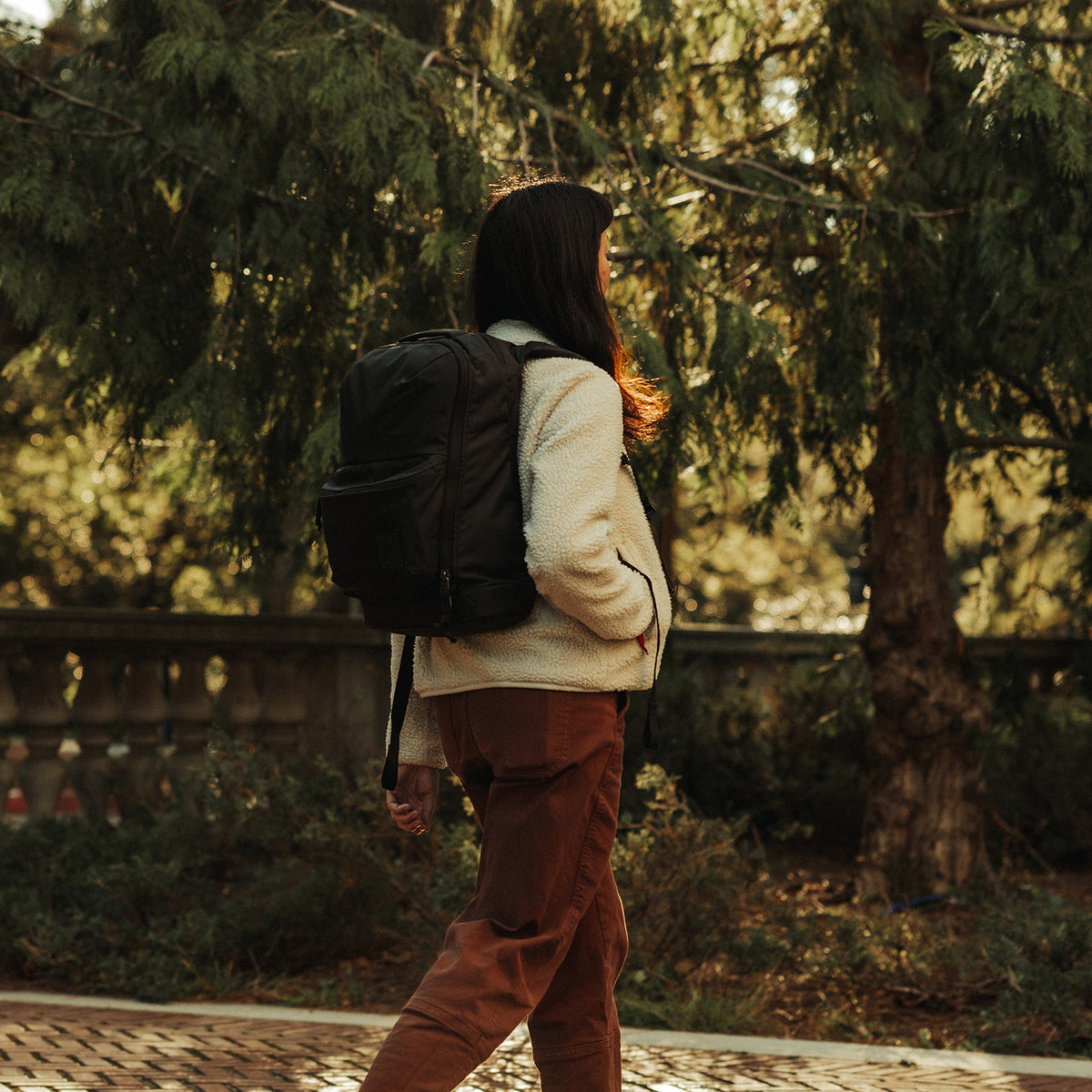 Evergoods Civic Bookbag 22L - Solution Dyed Black - Lifestyle