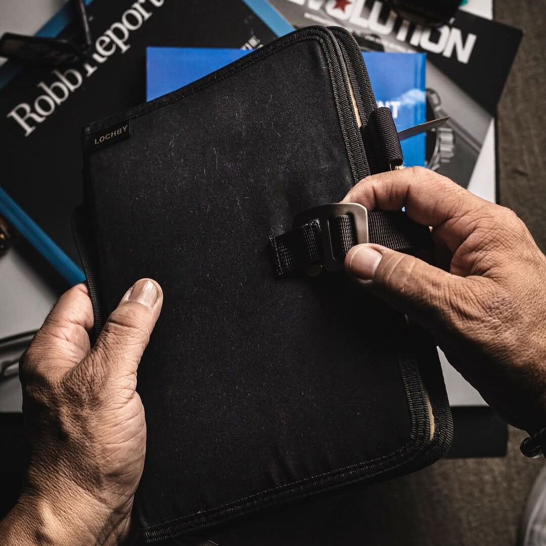 Lochby Field Journal - Charcoal Cream - Lifestyle