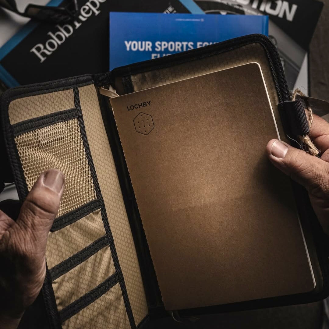 Lochby Field Journal - Charcoal Cream - Lifestyle