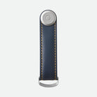 Orbitkey Key Organiser Leather - Navy with Tan Stitching