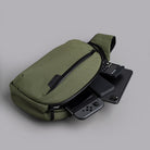 Alpaka Metro Crossbody - Left Shoulder - Green Axoflux