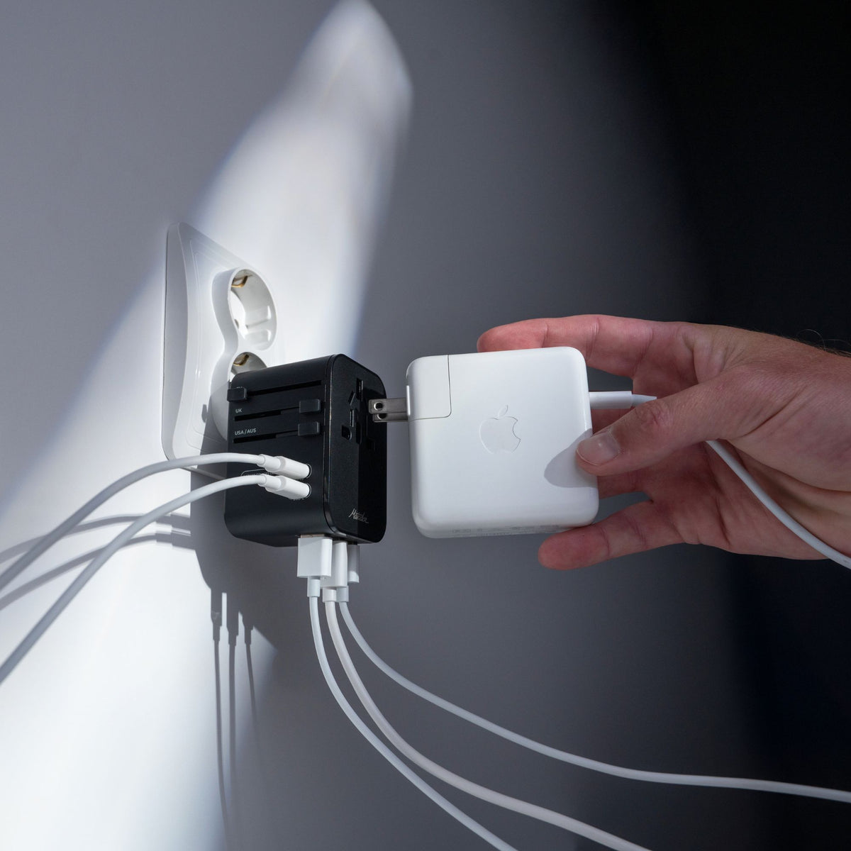 Matador Global Travel Adapter - Black - Lifestyle image