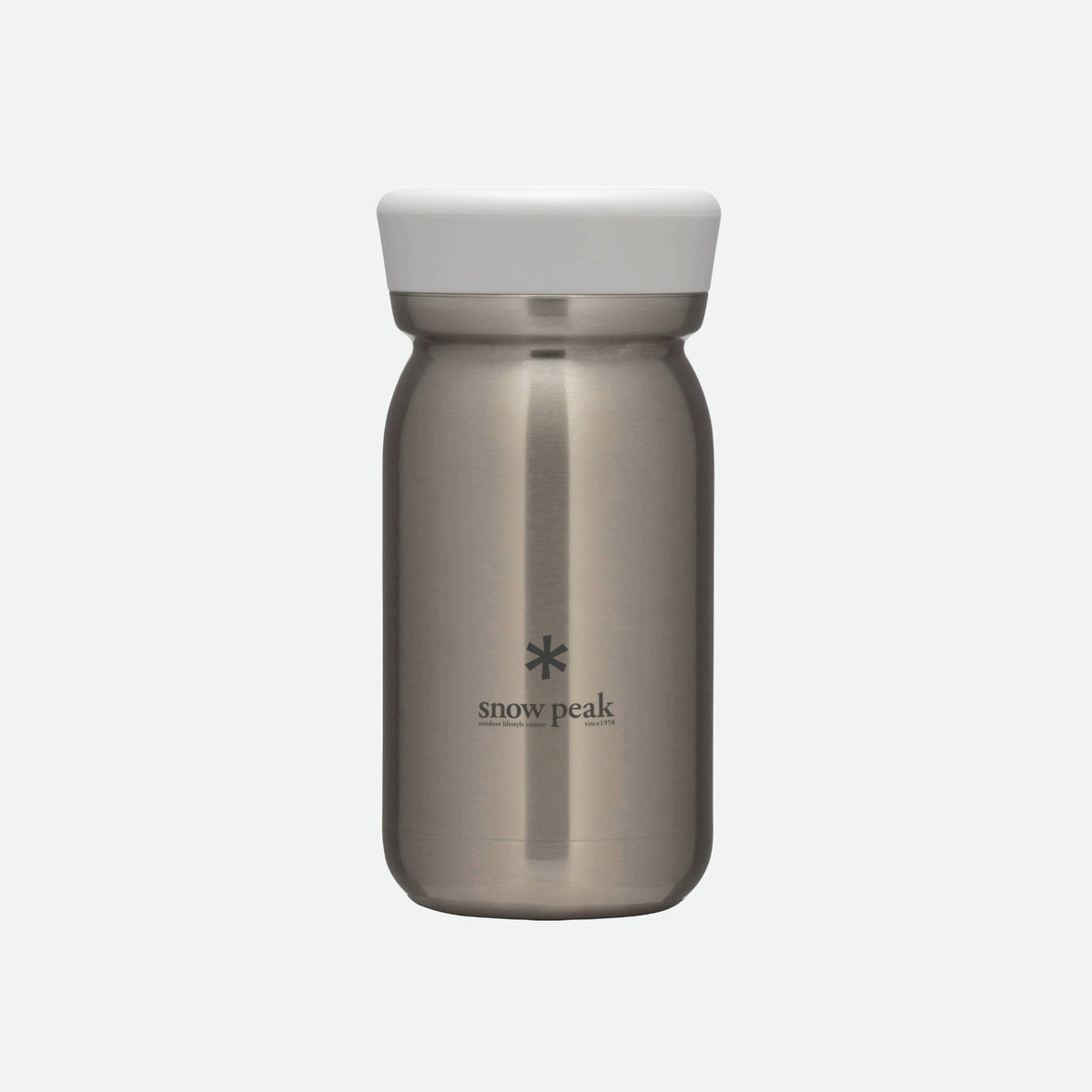 Snow Peak Milk Bottle in 350ml - Stainless Steel