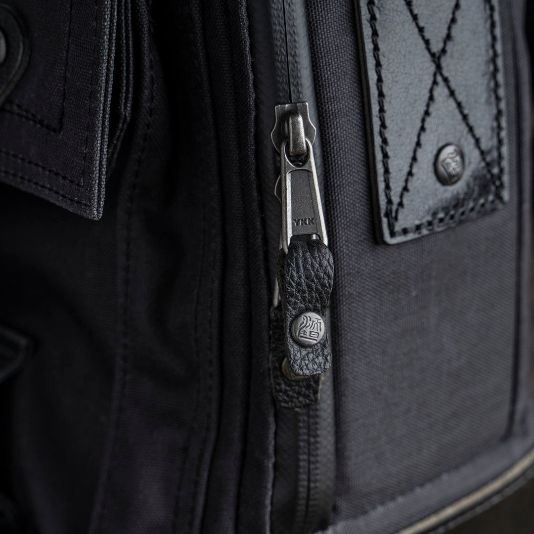 Wotancraft "New City Explorer" Scout Daily / Camera Bag 9L - Black Canvas / Black Leather