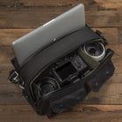 Wotancraft "New City Explorer" Scout Daily / Camera Bag 9L - Black Canvas / Black Leather