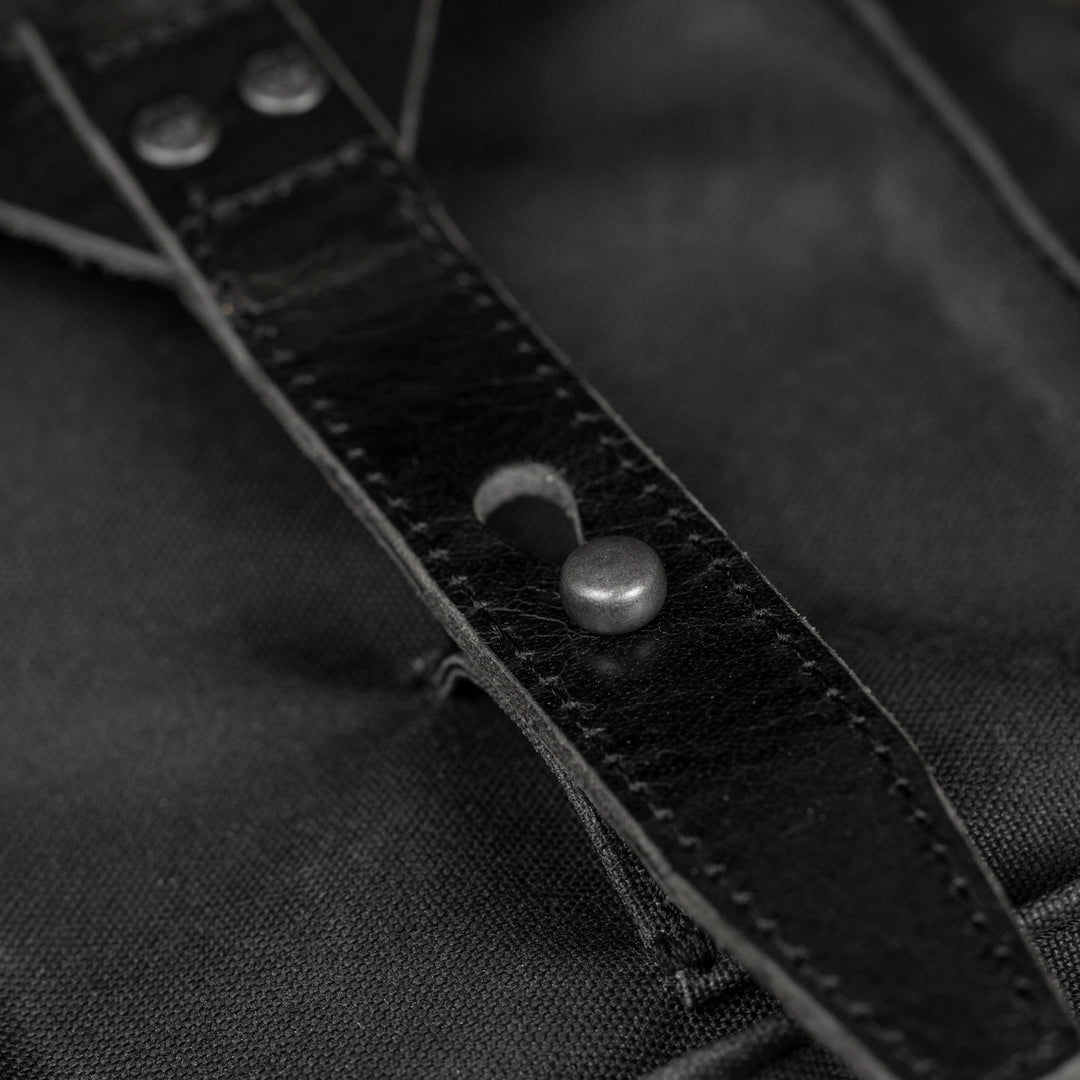 Wotancraft "New City Explorer" Scout Daily / Camera Bag 9L - Black Canvas / Black Leather