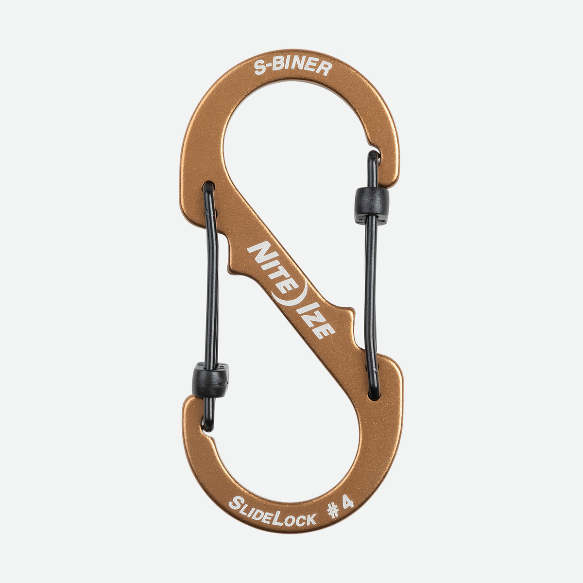 Nite Ize S-Biner SlideLock Aluminum #4 Coyote